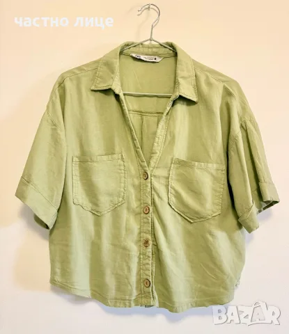 Дамска лятна ризка ZARA, снимка 4 - Ризи - 55804334