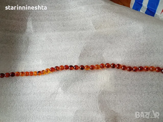 Класически стар  кехлибар огърлица гердан  бижу бижута , снимка 10 - Антикварни и старинни предмети - 49976170