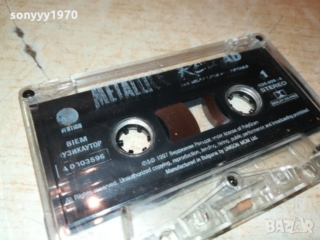 METALLICA RELOAD-original tape-АУДИОКАСЕТА 0810211546, снимка 5 - Аудио касети - 34394588