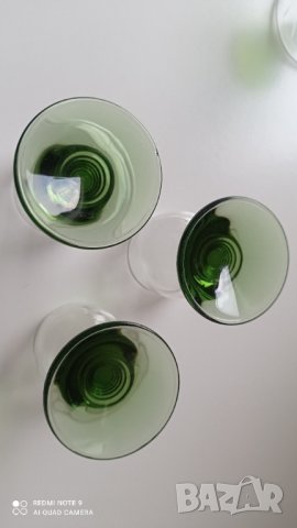 Ретро кристални чаши за вино, снимка 11 - Други ценни предмети - 35532610