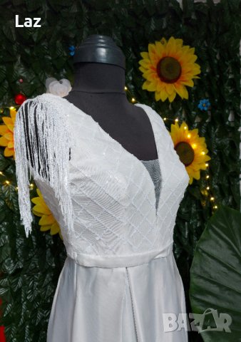 бюджетна сватбена булчинска рокля, снимка 3 - Сватбени рокли - 37960055