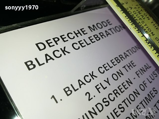 DEPECHE MODE-BLACK SELEBRATION 2608221847, снимка 6 - Аудио касети - 37811608