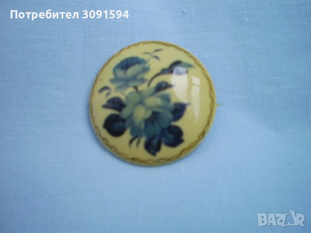 Руска ръчно рисувана Брошка , снимка 6 - Антикварни и старинни предмети - 40173672