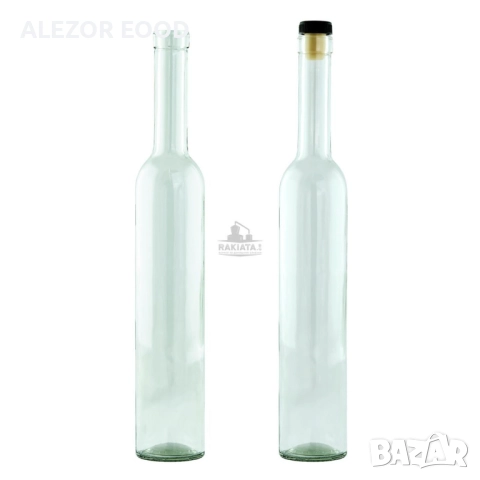 Стъклени бутилки 500 мл. за вино и ракия, 12 броя + кашон + тапи, снимка 2 - Други стоки за дома - 45112415