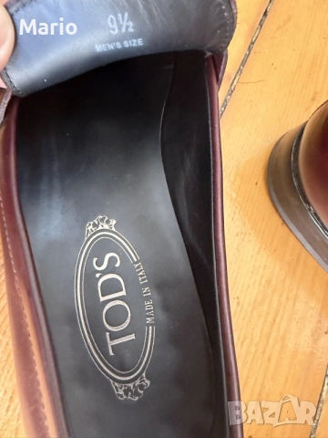 Tod’s мъжки кожени обувки 43.5, снимка 9 - Спортно елегантни обувки - 56054640
