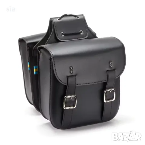 Дисаги за Мотоциклет, кожа, черни куфари за мотор