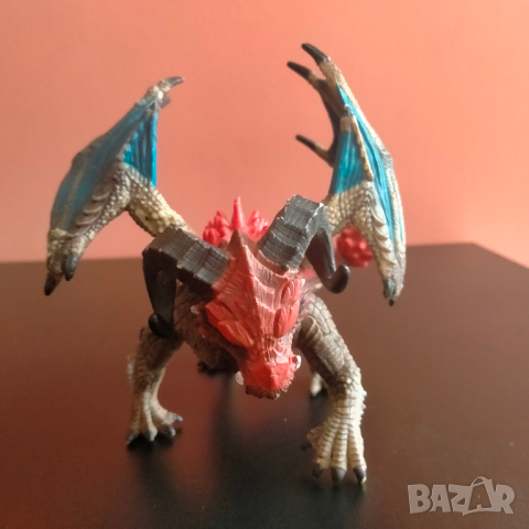 Колекционерска фигурка Schleich Dragon Battering Ram Дракон таран 70511 2014г, снимка 9 - Колекции - 44820356