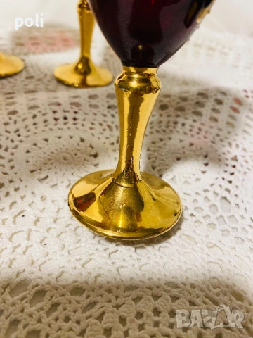 стъкло Мурано чаши, снимка 8 - Чаши - 53102872