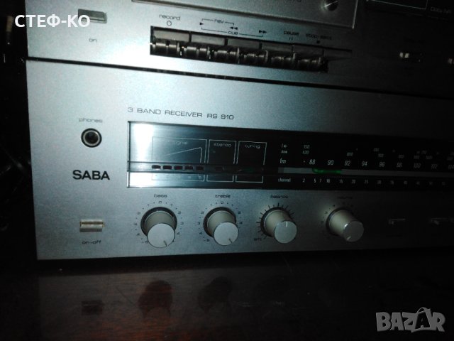  Saba CD 270, RS 910 дек и ресийвър, снимка 5 - Декове - 44327038