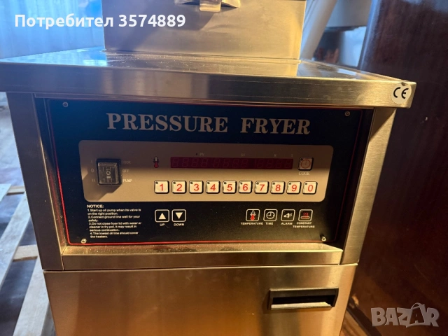 Професионален Pressure Fryer (Фритюрник под налягане) – НОВ, неизползван, снимка 2 - Обзавеждане на кухня - 53102589
