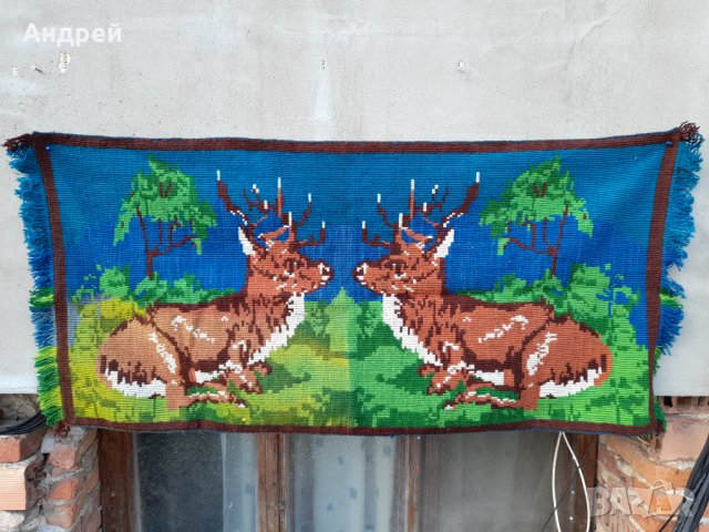 Старинен ковьор,покривка за стена #214, снимка 2 - Антикварни и старинни предмети - 40690780