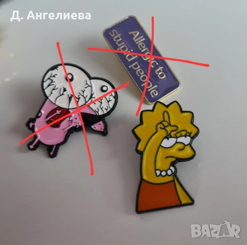 Значки/пинчета/пинове, колие, ключодържател аниме, анимации, снимка 2 - Други ценни предмети - 45527239