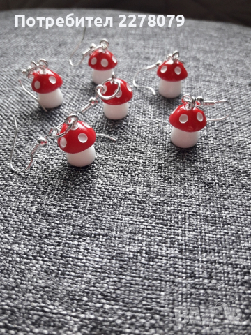 Сладки обеци - ръчна изработка, снимка 5 - Обеци - 44780722