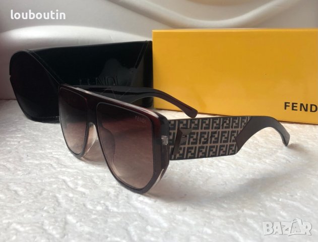 Fendi 2022 дамски слънчеви очила маска с лого, снимка 8 - Слънчеви и диоптрични очила - 37969365
