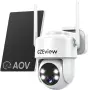 Външна Соларна Wi-Fi Камера CZEview C7 AOV – 24/7 Запис, 2K HD, Нощно виждане, снимка 1