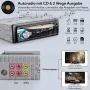 Автомобилно радио с CD BluetoothD1901,MP3,FM радио,2 USB порта за музика и зареждане,Нands free, снимка 3