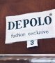 Красива рокля DEPOLO,цвят карамел, снимка 3