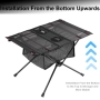 Ултралека сгъваема къмпинг маса  мрежеста 59.9D x 38.9W x 39.9H СМ. НОВА, снимка 3