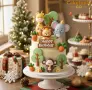 Джунгла лъв маймунка жираф слон моркови топер Happy birthday декорация торта , снимка 2