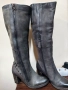 Нови ефектни ботуши в графит,36 номер, снимка 3