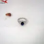 Пръстен с платинено покритие 221060, снимка 4