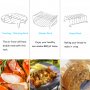 Нови Промо air fryer Универсален Комплект аксесоари 11 части за фритюрник с горещ въздух от вносител, снимка 12