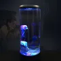 Настолна LED нощна лампа аквариум с медузи, снимка 6