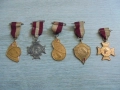 № 8346 Стари медали / ретро значки / колекционерски комплект (5 броя) , снимка 1