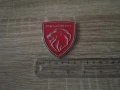 металнa емблема Peugeot червено със сребристо, снимка 6