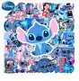 50 бр Лило и Стич lilo stitch самозалепващи лепенки стикери за украса декор картонена торта парти, снимка 7