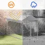 vidaXL Външна клетка за кучета с покрив, 200x100x125 см, снимка 4