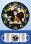 Стенен часовник+чаша-перфектният подарък-серия музика 2, снимка 8