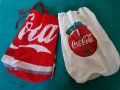 Кока Кола Колекции/ Coca-Cola/ 90-те : 2бр текстилни сакчета : Always Coca-Cola and COКЕ , снимка 1