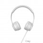 Слушалки Hoco W21 с кабел, Тип On-ear, Сгъваеми, Hi-Fi Стерео, Бели, снимка 5