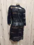 PBO M Черна дантелена рокля , снимка 6