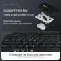 За Samsung Galaxy Tab A9+ / A11+ Кожен Калъф с Подвижна Bluetooth Клавиатура, Тъчпад и Цветна Подсве, снимка 8