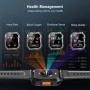 Нов Blackview Military Smart Watch – Смарт часовник с обаждания, 900mAh батерия, фенер, компас, SpO2, снимка 4
