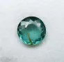 Рядък син Параиба турмалин с кръгла форма - 1.29кт.! Сертифициран! Нов!, снимка 6