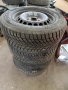 Комплект метални джанти със зимни гуми 195/65/15 Vw passat audi A3 A4 golf 5/6 seat skoda , снимка 1