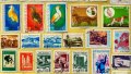 Филателия,стари български и чуждестранни марки в рамка, снимка 7