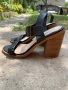 Сандали естествена кожа и дървена подметка Steve Madden, снимка 5