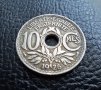 Стара монета 10 сантима 1926 г. Франция-топ !, снимка 1