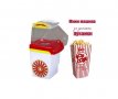  Мини машина за пуканки, Popcorn,Бяло/червена , снимка 1