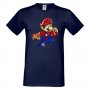 Мъжка тениска Mario Zombie 4 Игра,Изненада,Подарък,Празник,Повод