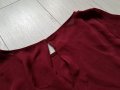 Дамска блуза цвят бордо, снимка 3