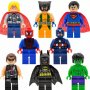 8 фигурки за Лего конструктор герои Marvel Марвел Отмъстителите Батман Супермен СпайдърМен, снимка 4