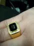 Мъжки пръстен благородна стомана позлатен златен цвят !, снимка 8