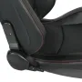 Спортни седалки за МПС - 1053 Черна с червен конец+, снимка 2