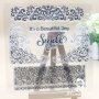 Ъгли Кант Дантела силиконов гумен печат декор бисквитки фондан Scrapbooking