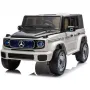 Акумулаторен джип Mercedes EQG Electric G-Class 12V с отварящи се врати меки гуми 4x4, снимка 1